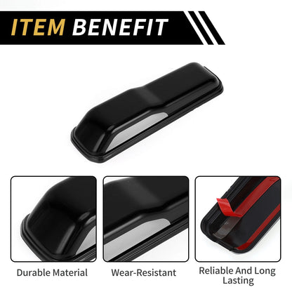 2 x Engine Hood Hinge Cover Trim for Jeep Wrangler JL JLU Sport (2018-2022)