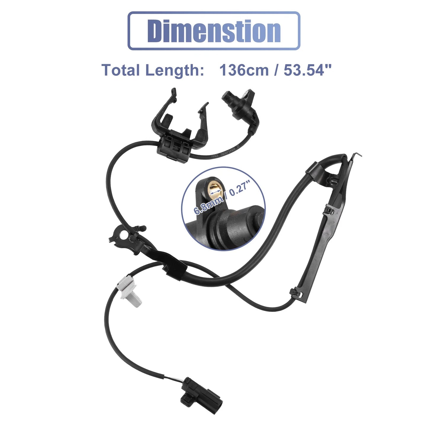 Front Right ABS Wheel Speed Sensor for Toyota Hilux (2005-2014)