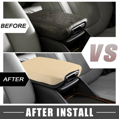 Center Console Armrest Cover for Honda HR-V 2016-2022 - Light Brown