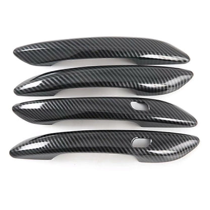 4pcs Carbon Fiber Exterior Side Door Handle Covers for Hyundai Elantra (2021)