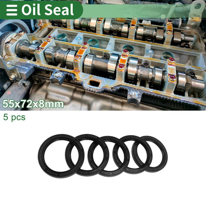 Oil Seal / 55x72x8mm / Rotary Shaft Seal NBR Rubber for Make Model