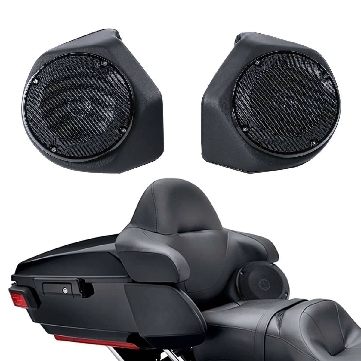 Rear Trunk Speakers 6.5'' for Harley Touring Street Glide (2014-2025)
