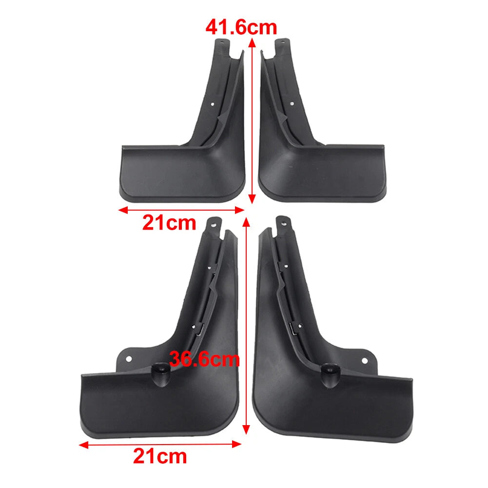4pcs Plastic Mud Flaps Splash Guards for Honda HR-V HRV ZR-V (2023-2024)