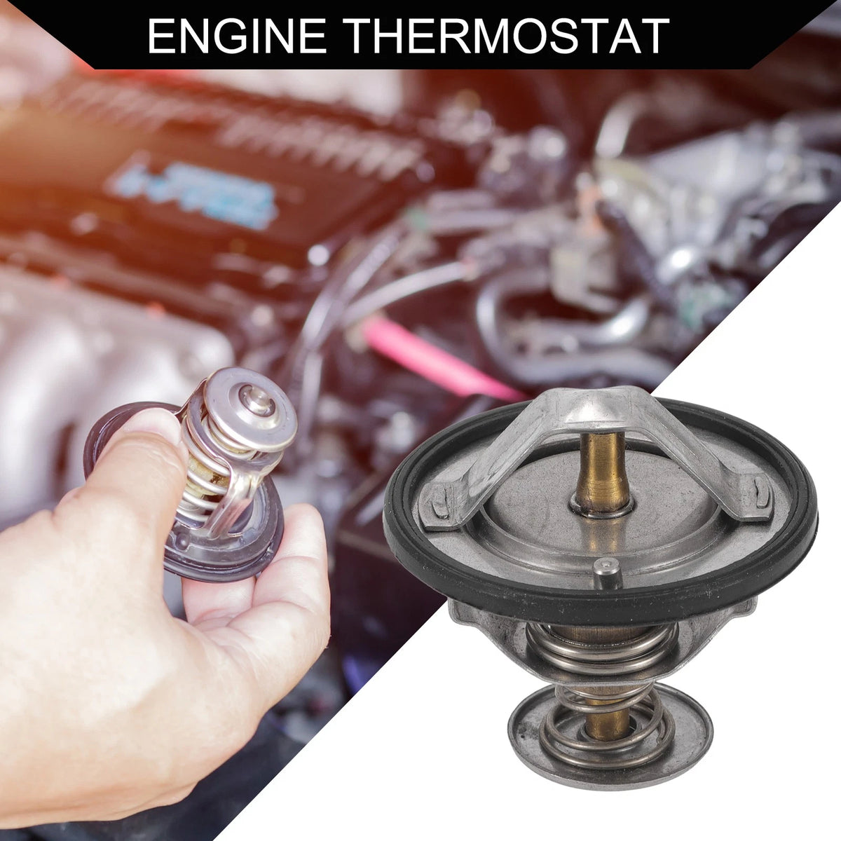 Engine Coolant Thermostat for Peugeot 205 (1992-1998) - Silver Tone 1 Pcs