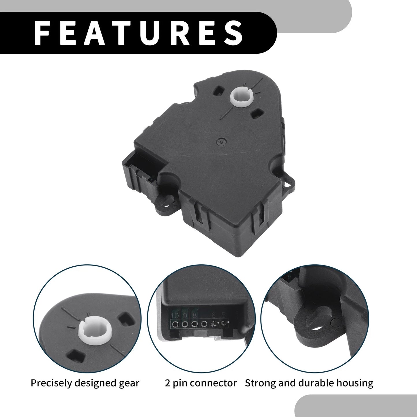 HVAC Heater Blend Door Actuator for Ford Fusion (2006-2009)