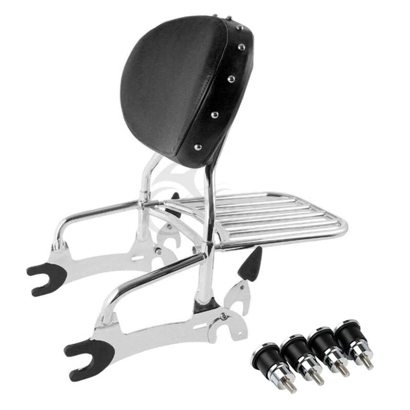 Chrome Sissy Bar Spools for Indian Chieftain Roadmaster (2014-2022)