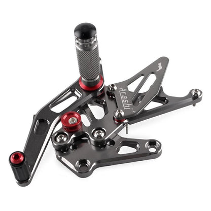 Rearsets Footpegs Footrests for Suzuki Hayabusa GSX1300R (1999-2023) Grey