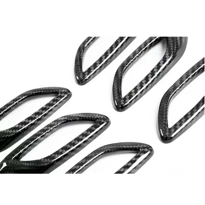 Carbon Fiber Side Body Air Fender Vent Cover Trim For Maserati Levante 2016-23