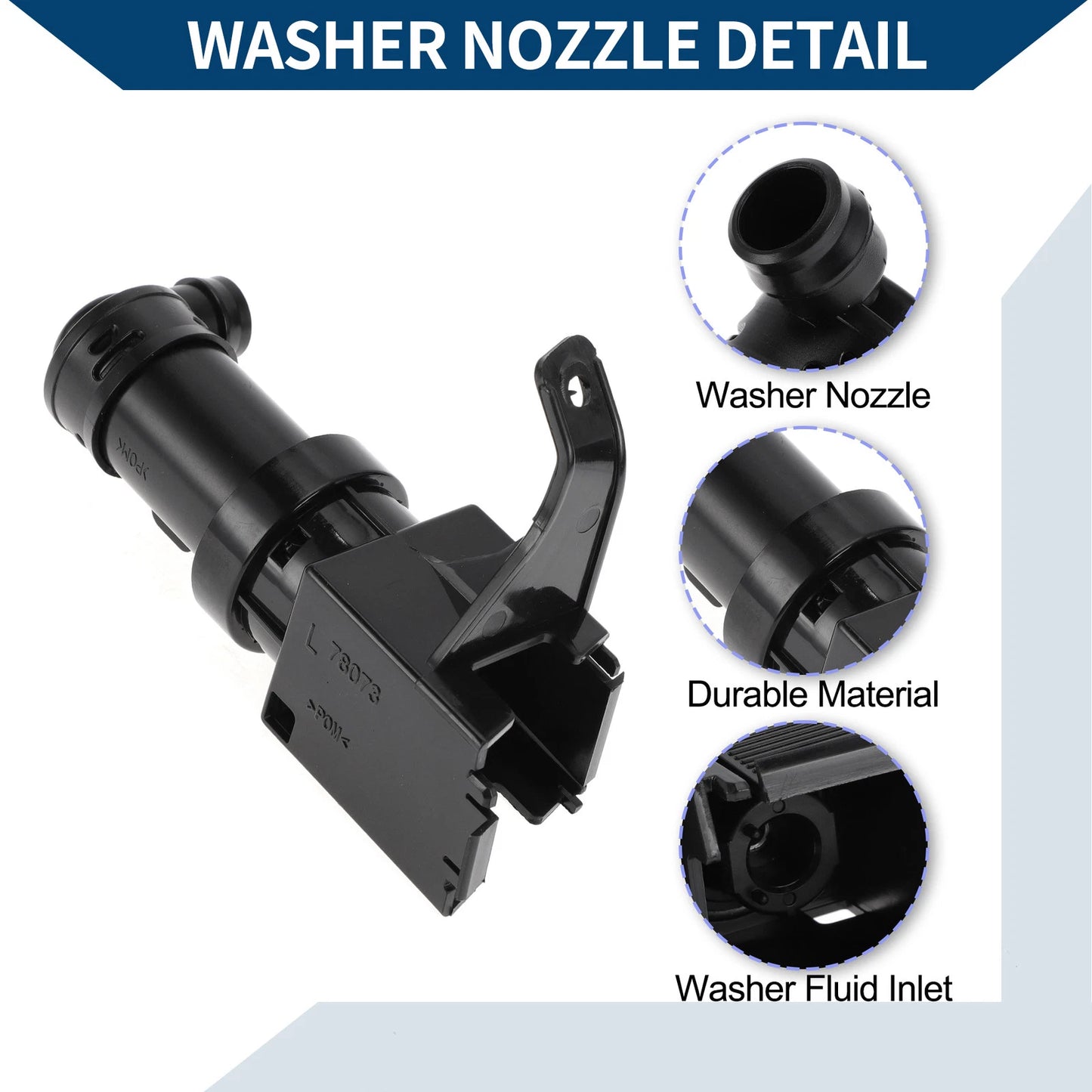 Driver Side Headlight Washer Nozzle for Lexus LS430 (2004-2006)