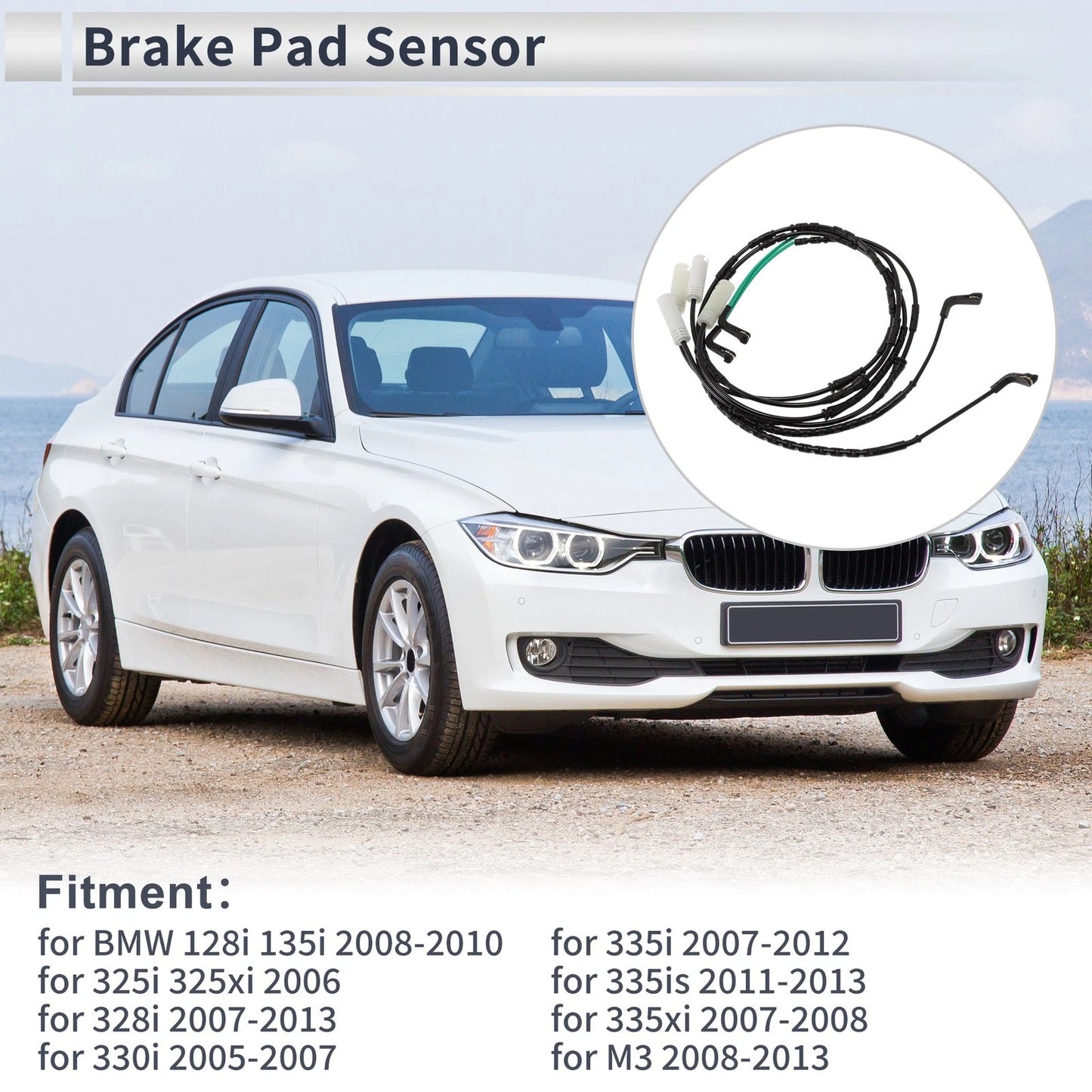 Brake Pad Wear Sensor for BMW 128i 135i (2008-2010)