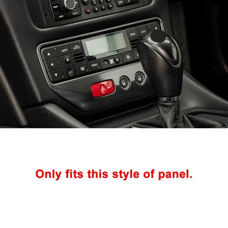 Dry Carbon Fiber AC Control Panel Cover Trim for Maserati GranTurismo GC 2008-17