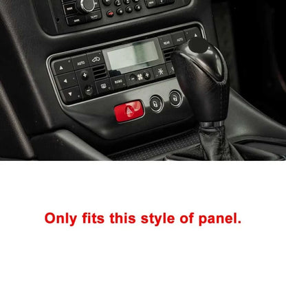 Dry Carbon Fiber AC Control Panel Cover Trim for Maserati GranTurismo GC 2008-17