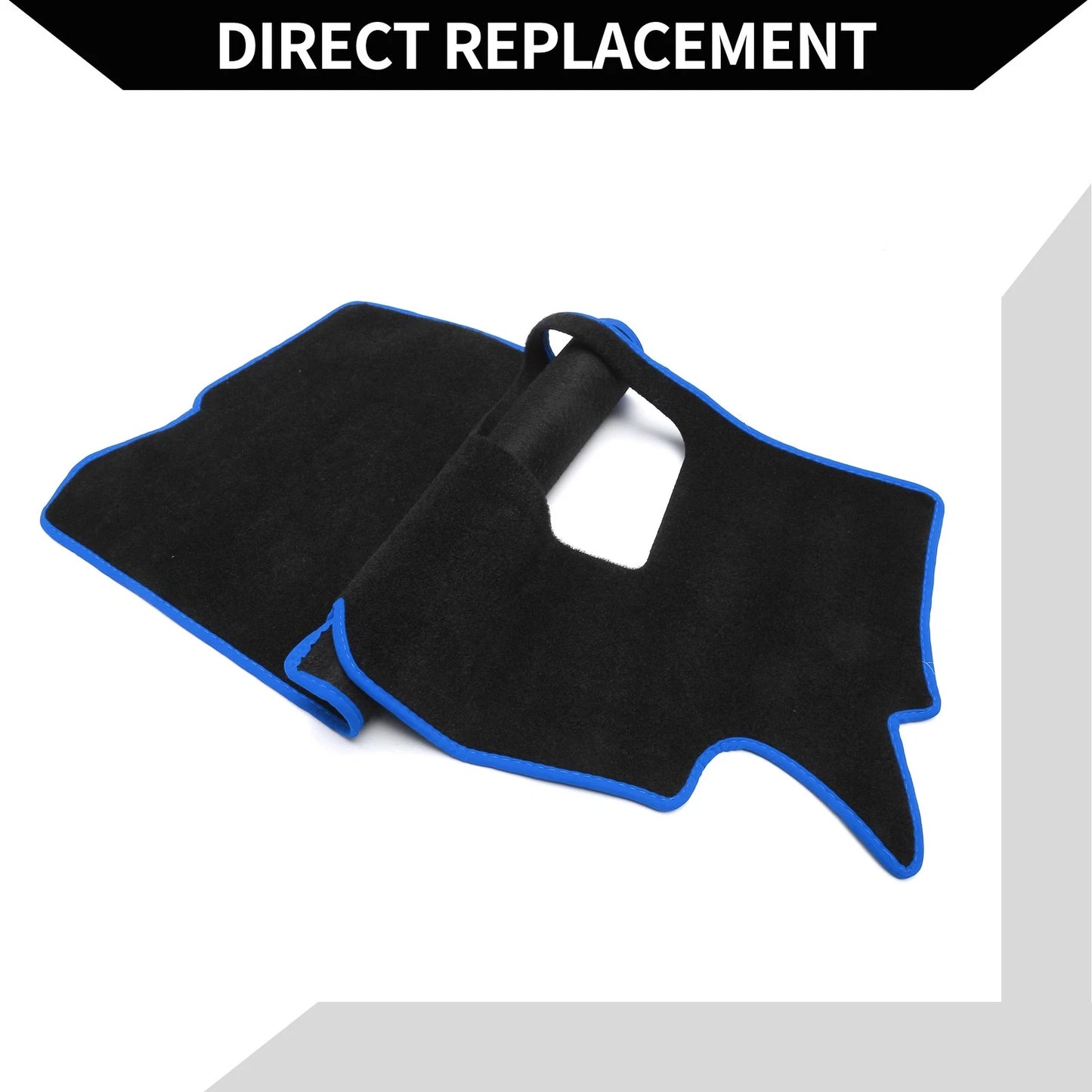 Dashboard Cover Mat for Mazda CX-30 2020-2024 Black Blue 1 Set