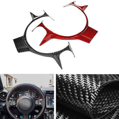 Carbon Fiber Steering Wheel Cover for Toyota 86, Subaru BRZ (2017-2022)