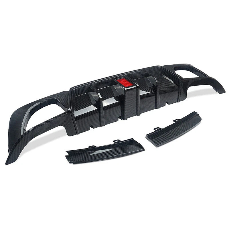 Carbon Fiber Style Rear Diffuser Lip for BMW 3 Series G20 2019-2022