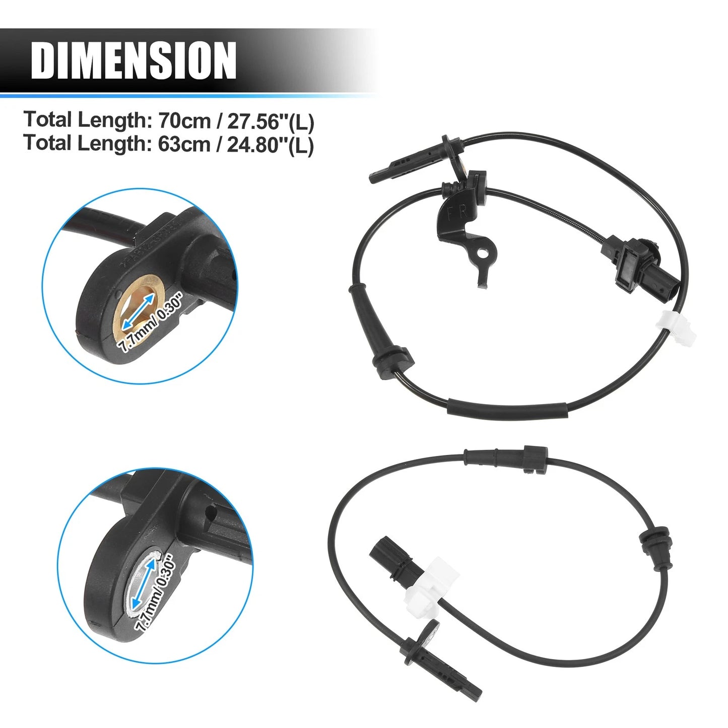 4 x ABS Wheel Speed Sensor Front & Rear Left Right for Acura TLX (2015-2020)