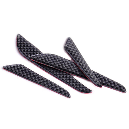 4 x Car Door Crash Protector Edge Guard Bumper Bar Anti-Rub Strips Black