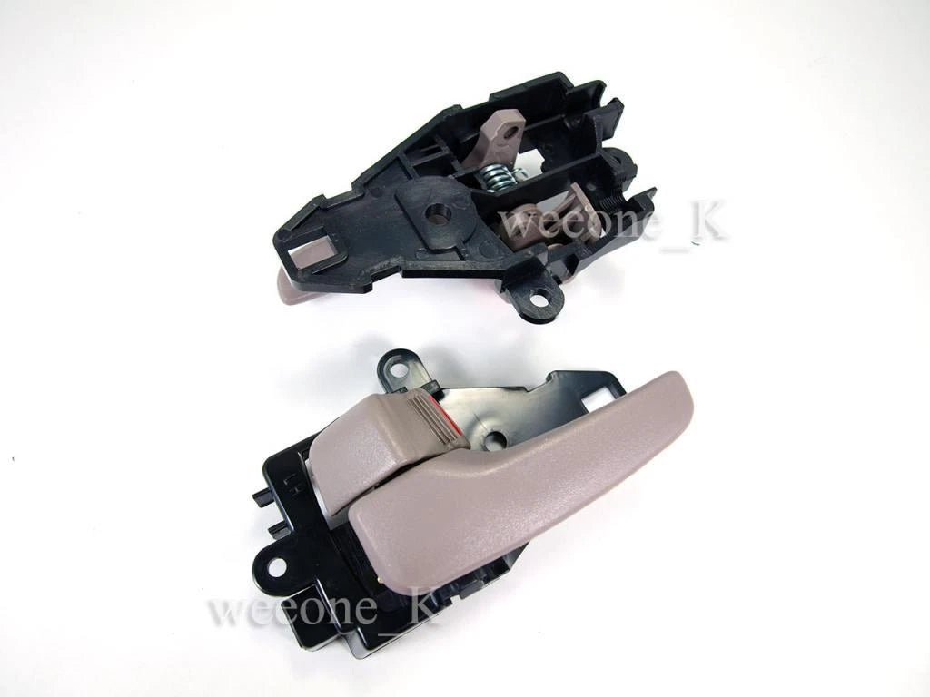2 x Interior Door Handles Gray for Mitsubishi Triton L200 (2006-2014)