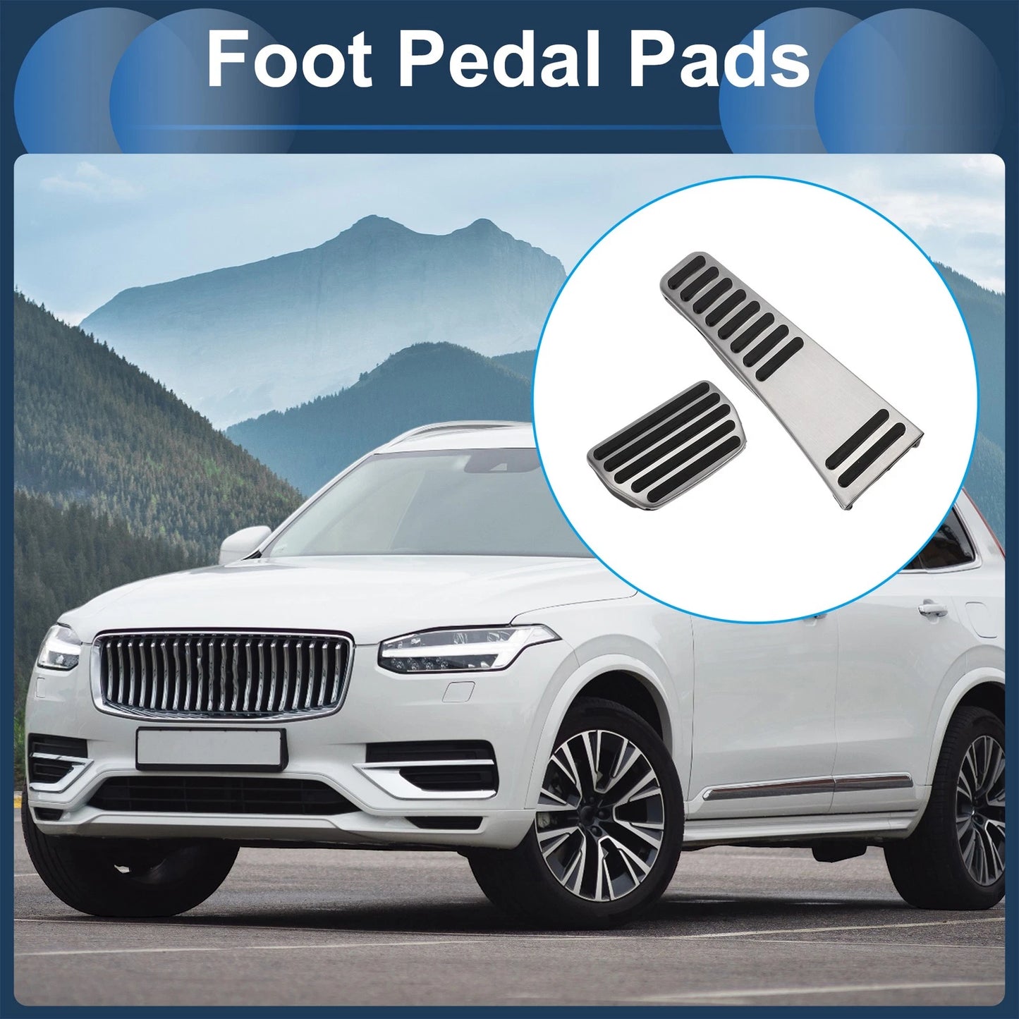 Automatic Foot Accelerator Pedal Covers for Volvo XC90 (2018-2021)