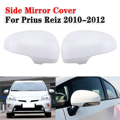Left & Right Side Rear View Mirror Covers for Toyota Reiz Prius (2010-2012)