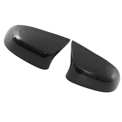 Carbon Paint Rearview Side Mirror Cover Caps for BMW F85 X5M F86 X6M (2015-2018)