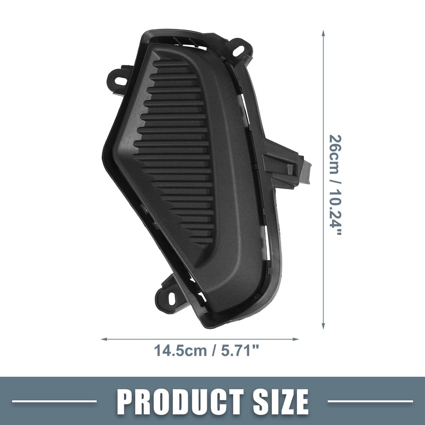Left Right Fog Light Grille Covers for Toyota RAV4 (2019-2023)