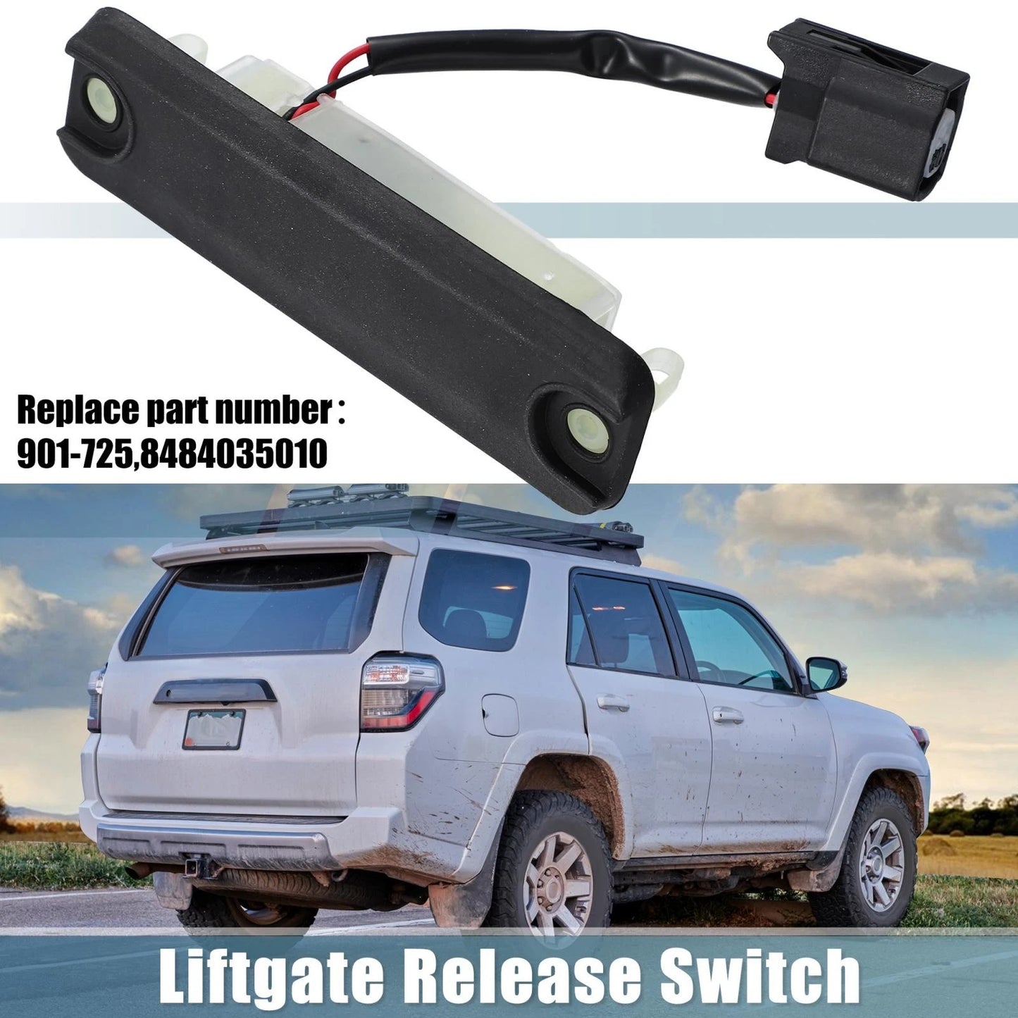 Rear Liftgate Release Switch for Toyota 4Runner (2003–2019)