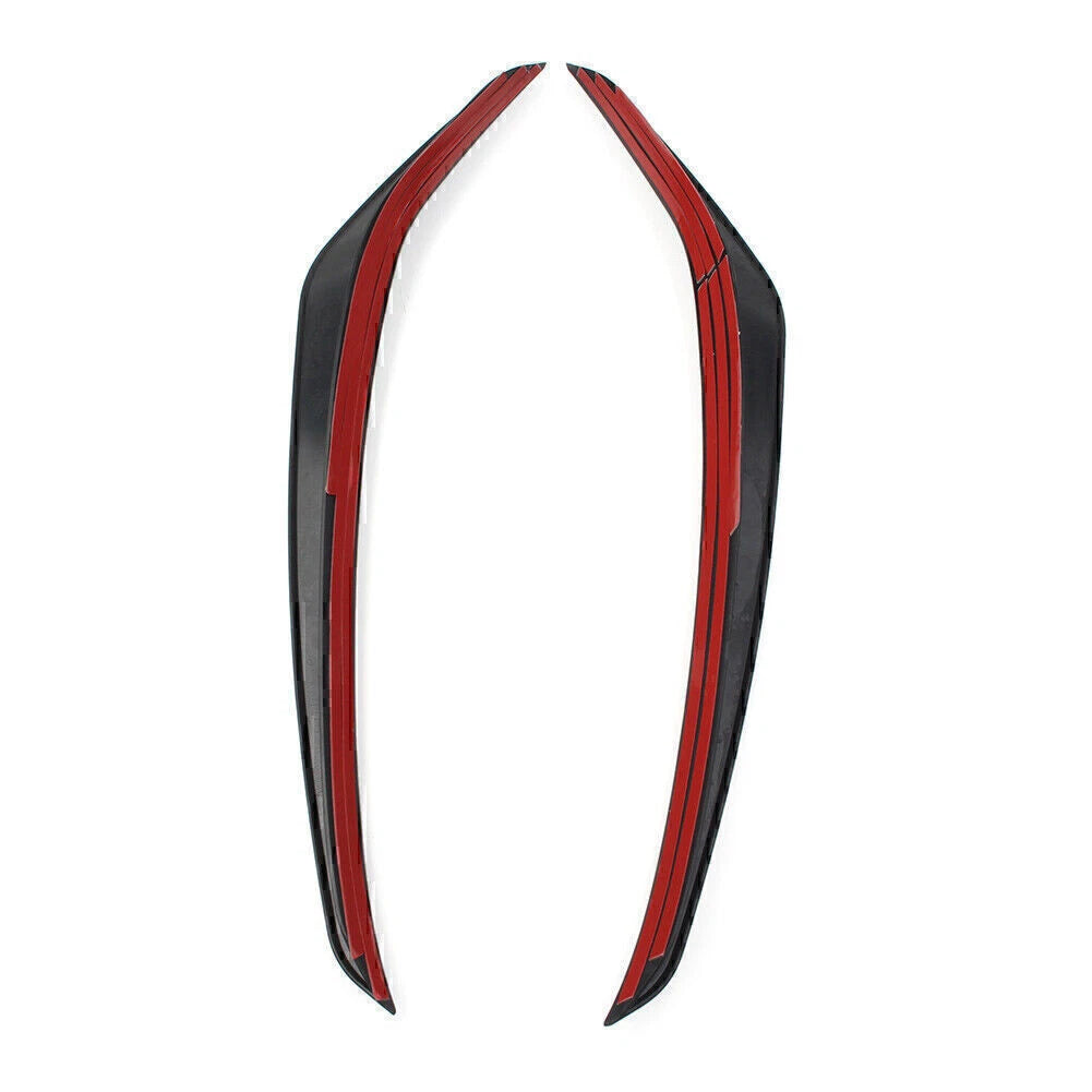 Glossy Black Front Bumper Side Air Vent Trim for VW Golf (2013-2016)