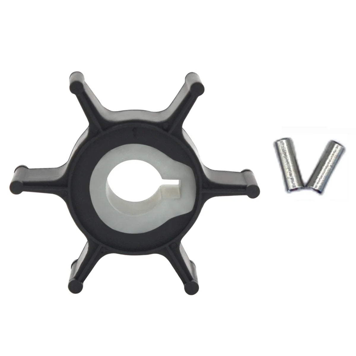 Water Pump Impeller & Key for Yamaha Outboard 2HP (646-44352-01)