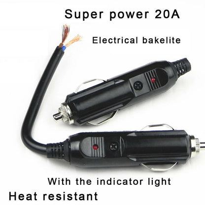 12V Compressor / Power-Plug-Connector Fused for Car/Van Vehicle Motor LED