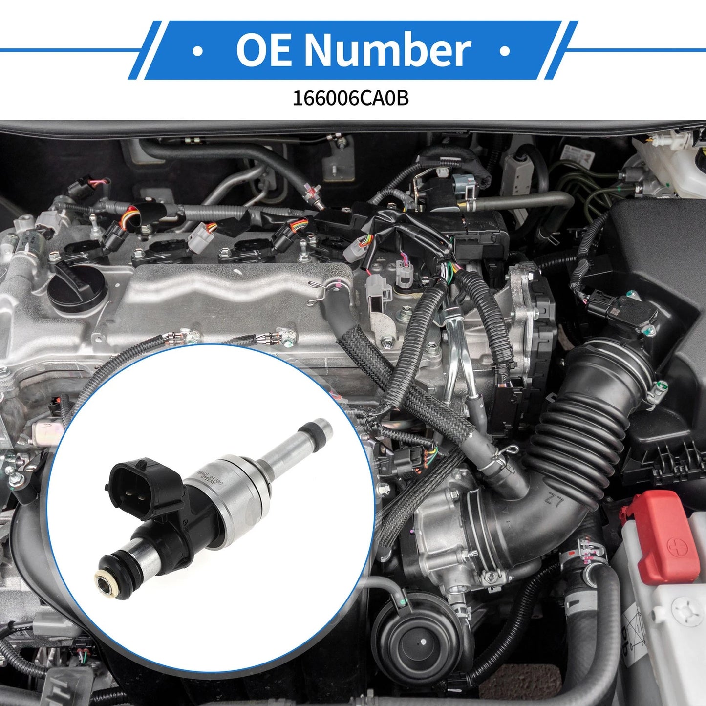 Fuel Injector 1 Pc for Nissan Rogue 2.5 (2021)