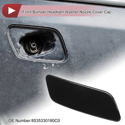 Front Right Washer Nozzle Cover for Lexus GS200t (2016-2019) Black 1 x Pcs