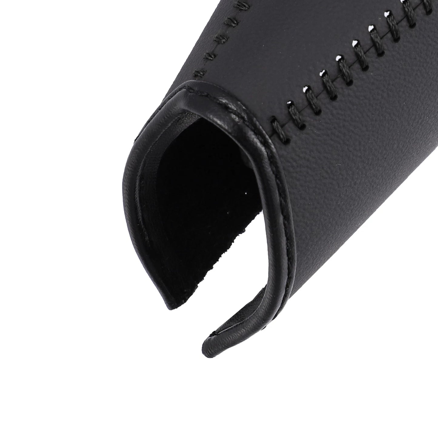 Black Faux Leather Gear Shift Knob Cover for Nissan Rogue Sport (2017-2022)
