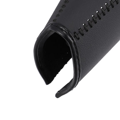 Black Faux Leather Gear Shift Knob Cover for Nissan Rogue Sport (2017-2022)