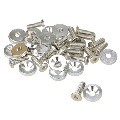 20 x Billet Fender Bumper M6 Washer Bolts for Engine Bay Dress Up