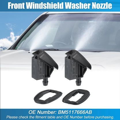 Windshield Wiper Washer Nozzles for Ford Focus (2012-2018)