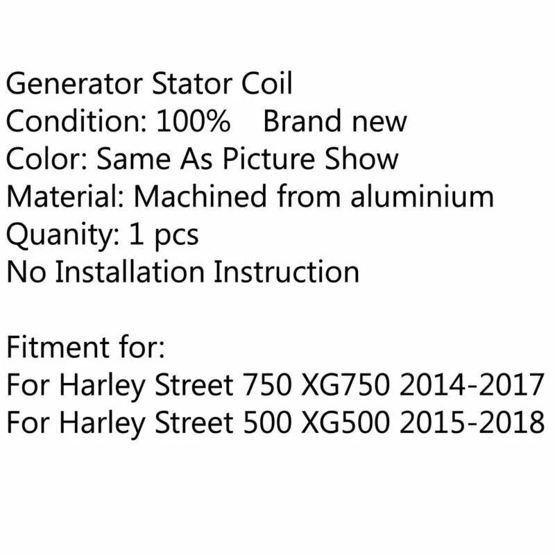 Stator Coil for Street 750 XG750, 500 XG500 (2014-2018)