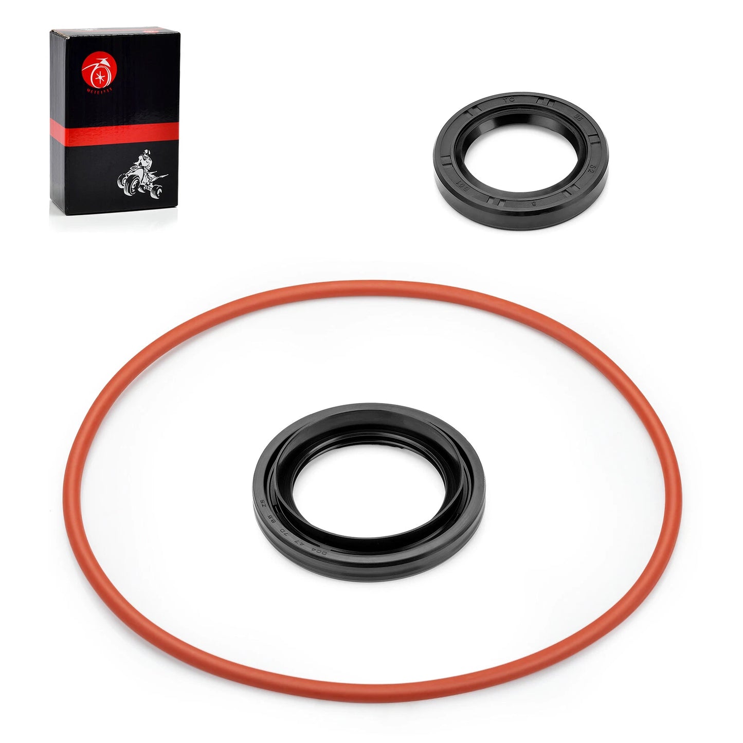 Rear Brake Panel Dust Seal O-Ring Kit for Yamaha Bruin 250 350