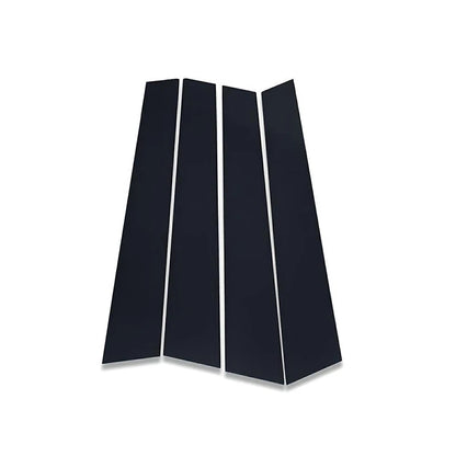 Black Door Trim Pillar Posts for 2007-14 Cadillac Escalade ESV/EXT 4 x Pieces
