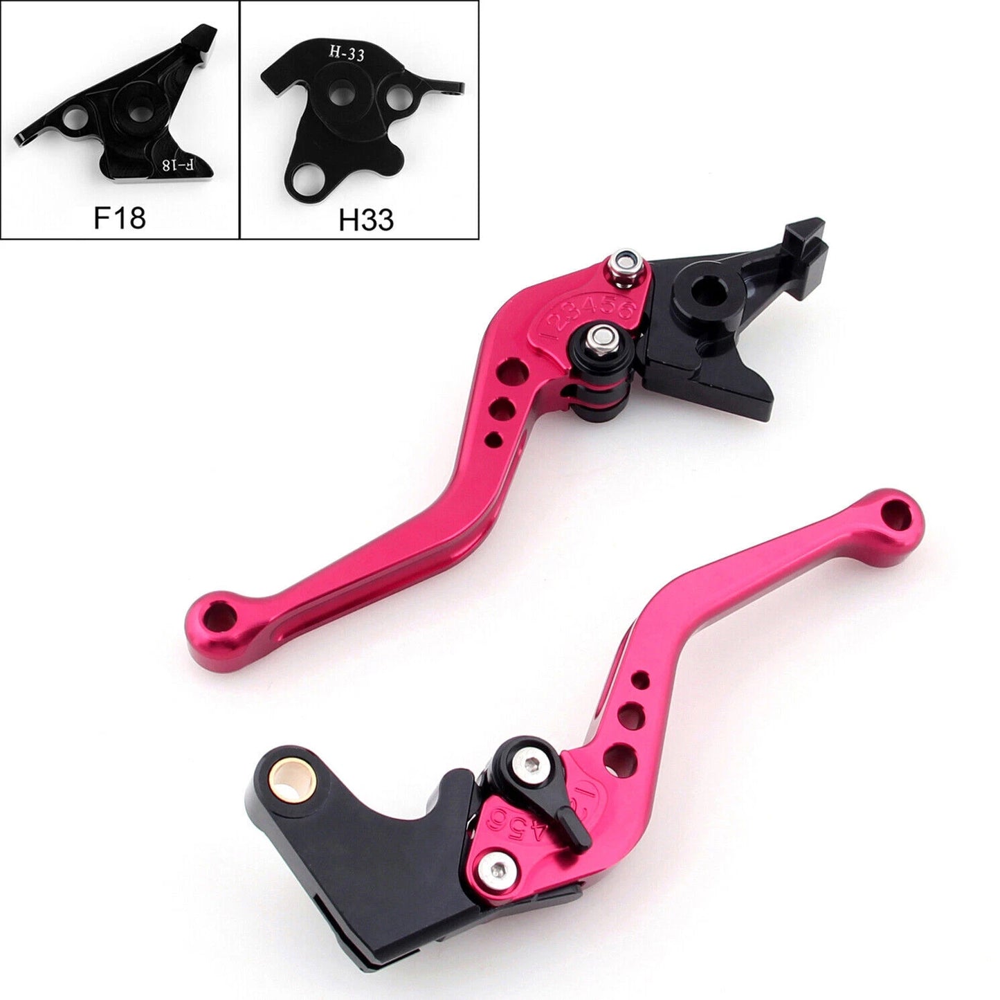 Brake Clutch Lever for Honda CBF1000, VFR1200F (2010-2017) Red 2 x