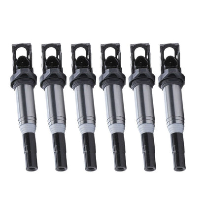 6Pcs Ignition Coil Set for BMW X3 X5 325 335 535 E82 (2004-2013)