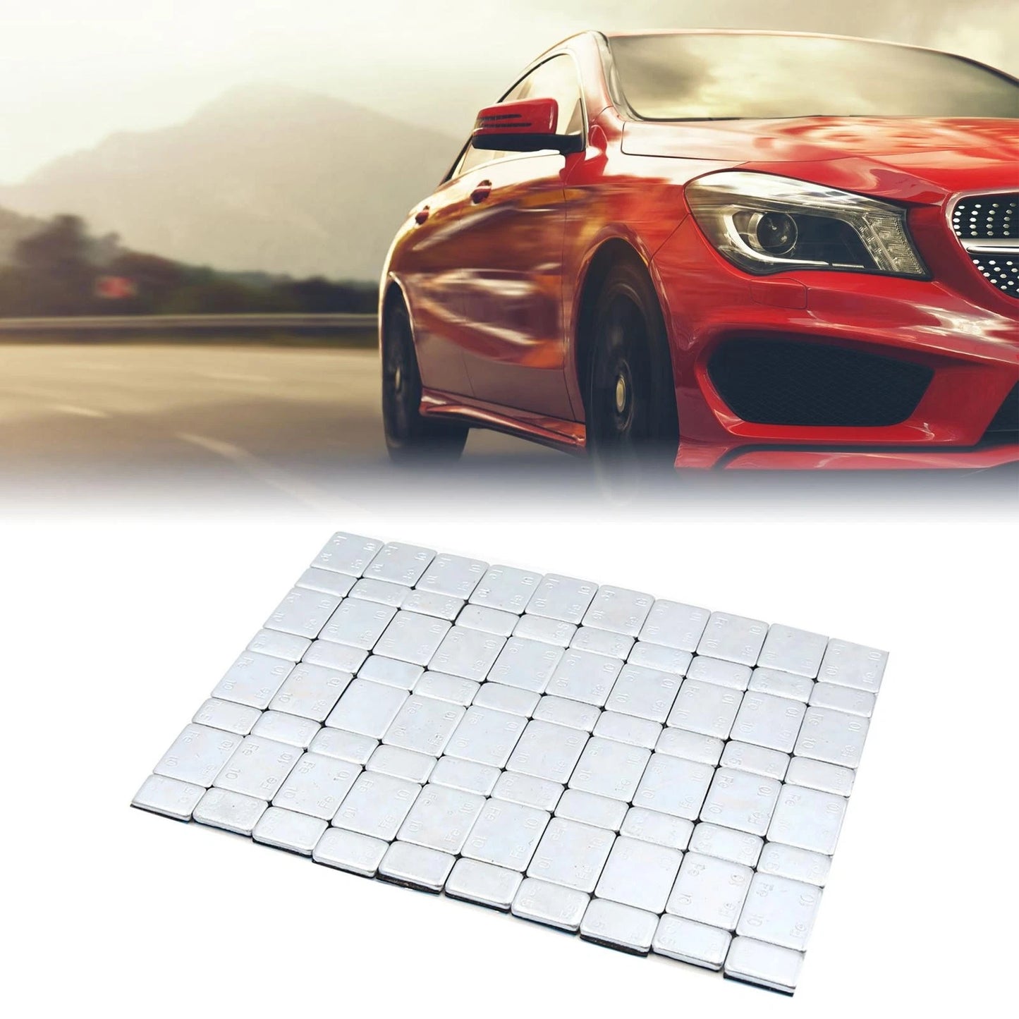10 pcs Tire Wheel Balance Weights Strips for Motorcycle Cars Trucks
