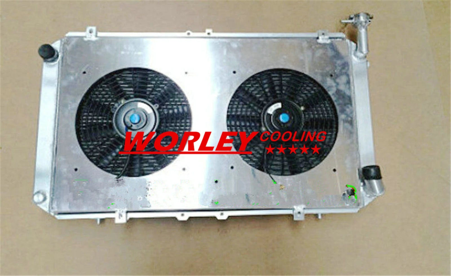 Aluminum Radiator + Shroud for Nissan Patrol Y60 GQ 4.2L TB42S (1987-1997)