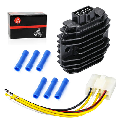6 Pin Regulator Rectifier & Plug for Kawasaki KLF300-B Bayou 300 (1992-1998)