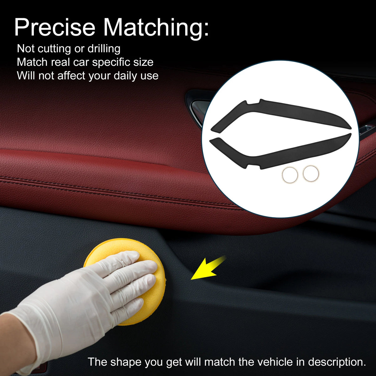 Car Door Anti Kick Pad Sticker Protector for Toyota Sienna (2022)