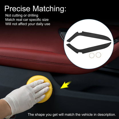 Car Door Anti Kick Pad Sticker Protector for Toyota Sienna (2022)