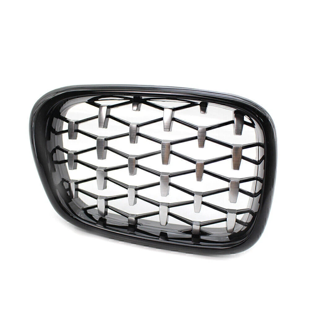 Honeycombe Mesh Front Bumper Grille for BMW E39 5-Series (1999-2003)