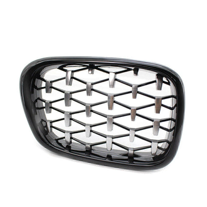Honeycombe Mesh Front Bumper Grille for BMW E39 5-Series (1999-2003)