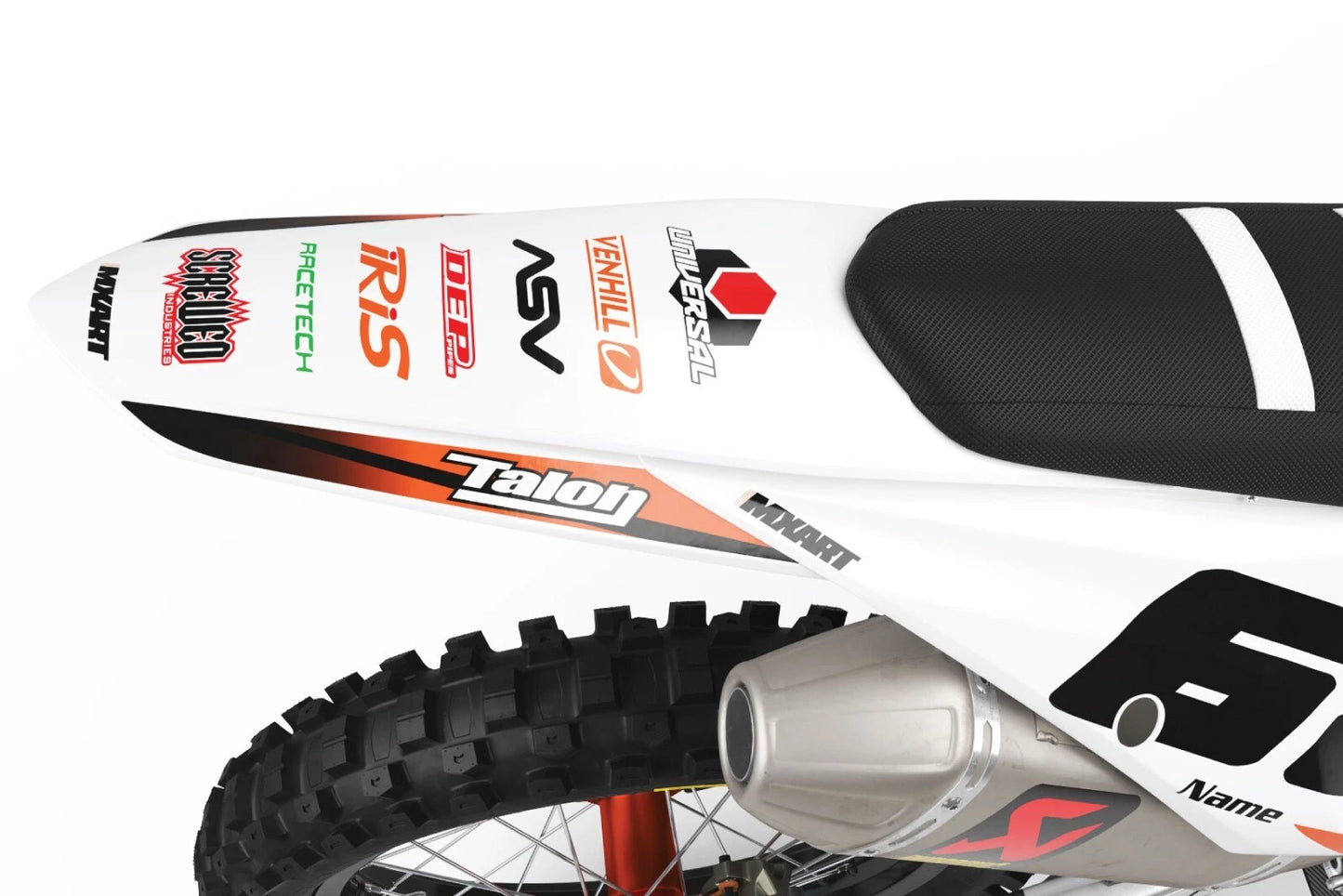 Custom Graphics Full Kit - STORM STYLE Stickers for KTM 50 (2002-2008)