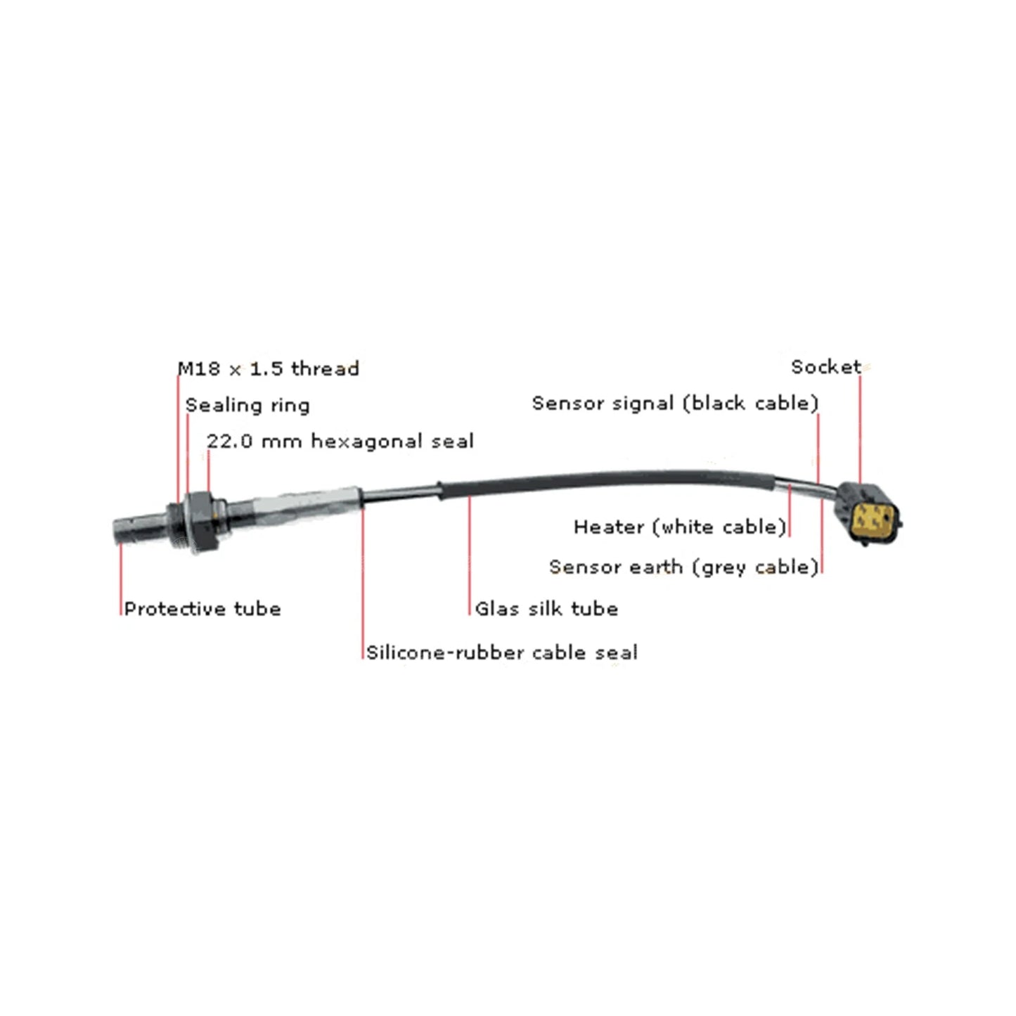 Oxygen O2 Sensor for Nissan Skyline R33 Pulsar N14 N15
